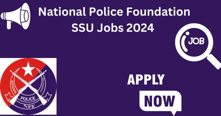 National Police Foundation SSU Jobs 2024