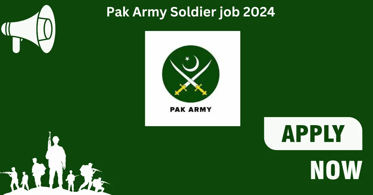 Pak Army Soldier job 2024