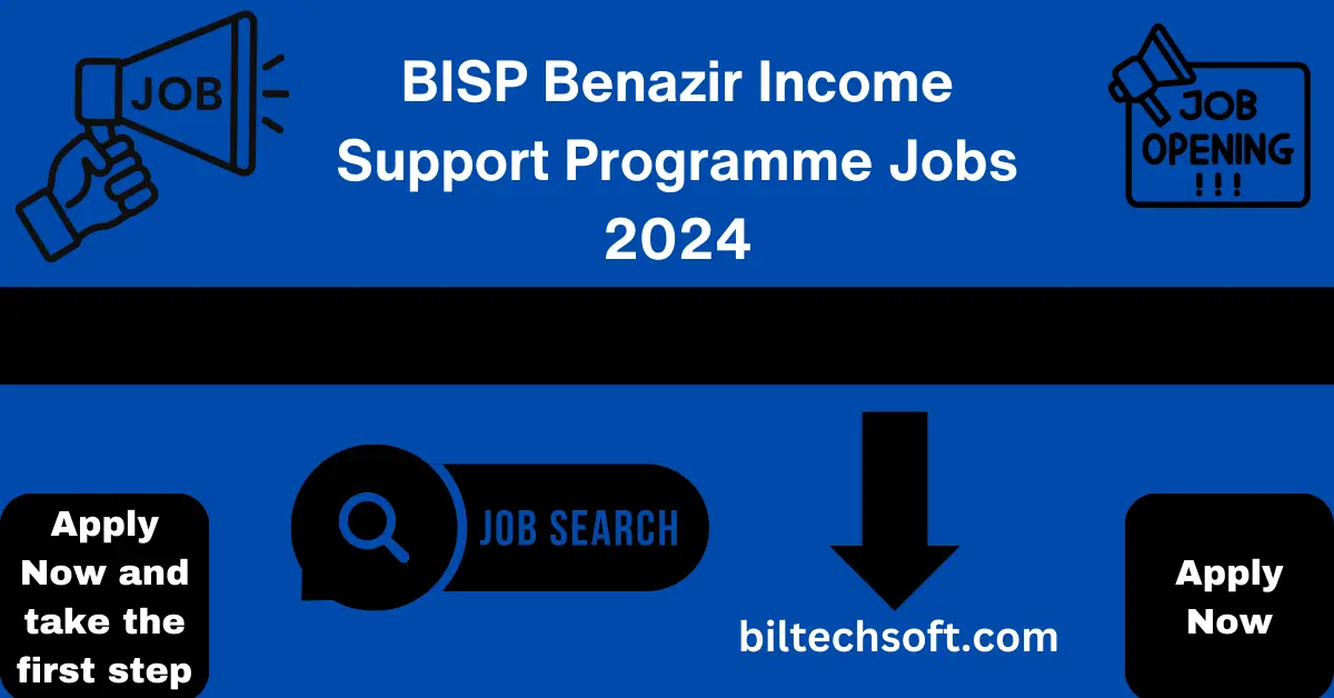 BISP Benazir Income Support Programme Jobs 2024