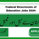 Federal Directorate of Education Jobs 2024