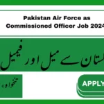 Pakistan Air Force as Commissioned Officer Job 2024